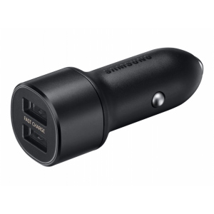 Adapter Samsung 15W Dual Fast Car Charger Black