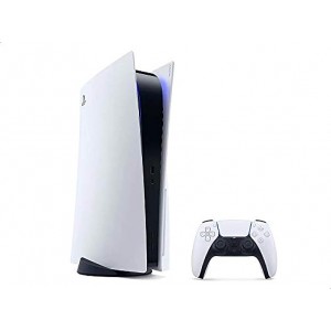 Playstation 5 console with CD White
