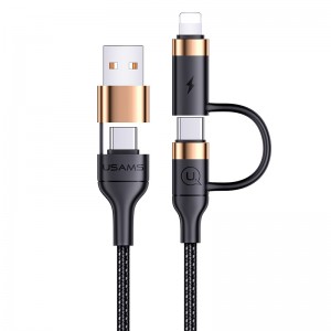 USB Kabel Usams   US-SJ483 U62 1.2m Black